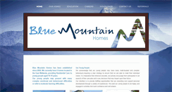 Desktop Screenshot of bluemountain-homes.com