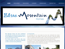 Tablet Screenshot of bluemountain-homes.com